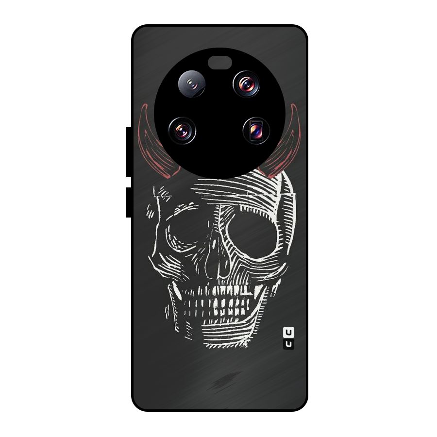 Spooky Face Metal Back Case for Xiaomi 13 Ultra