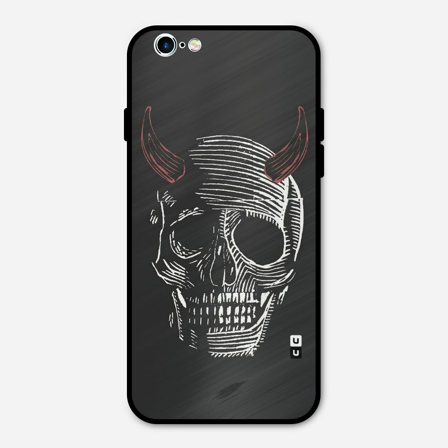Spooky Face Metal Back Case for iPhone 6 6s
