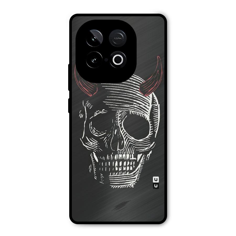 Spooky Face Metal Back Case for iQOO Neo 10