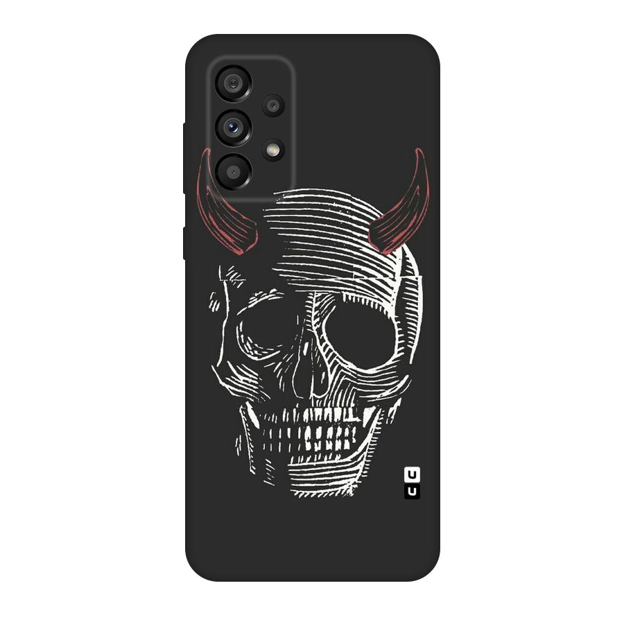 Spooky Face Original Polycarbonate Back Case for Galaxy A73 5G