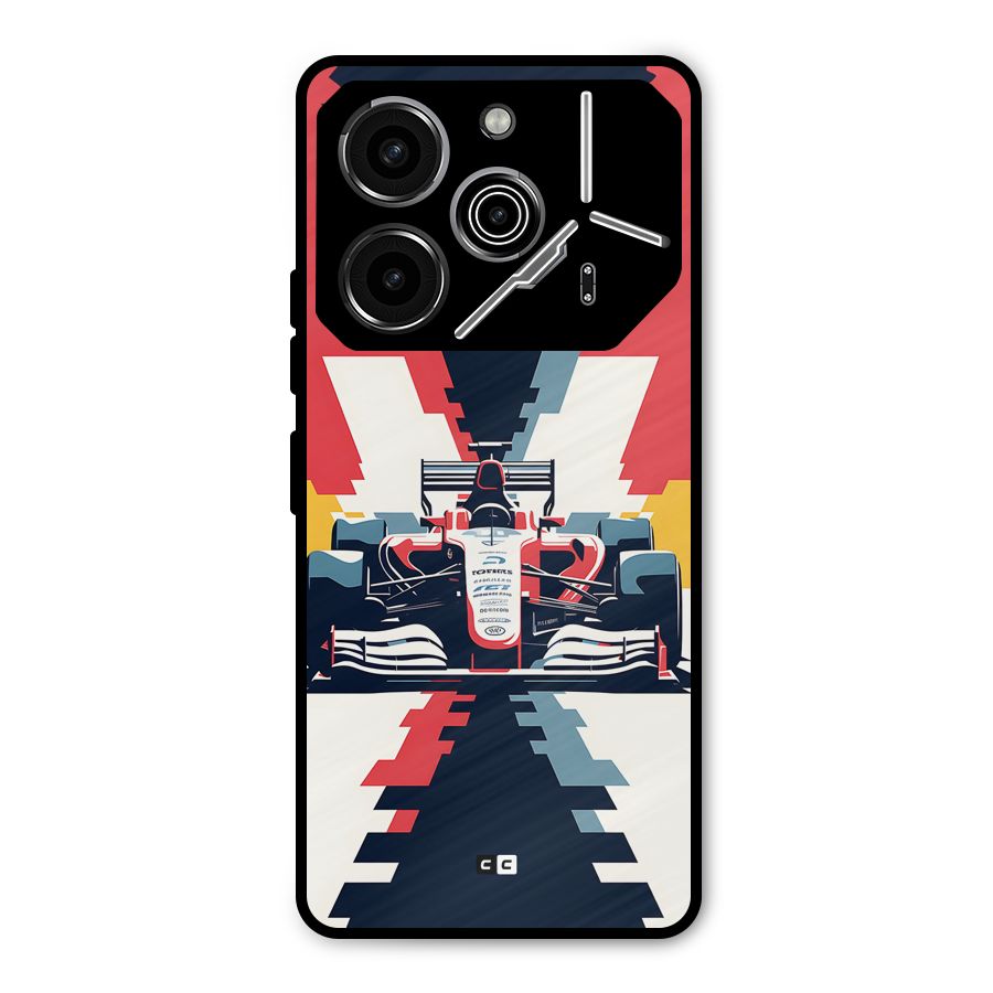 Sports One Metal Back Case for Tecno Pova 6 Pro