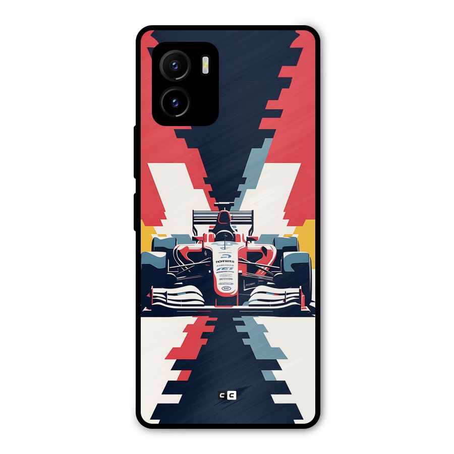 Sports One Metal Back Case for Vivo Y15s