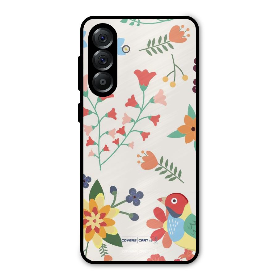 Spring Flowers Metal Back Case for Galaxy A56