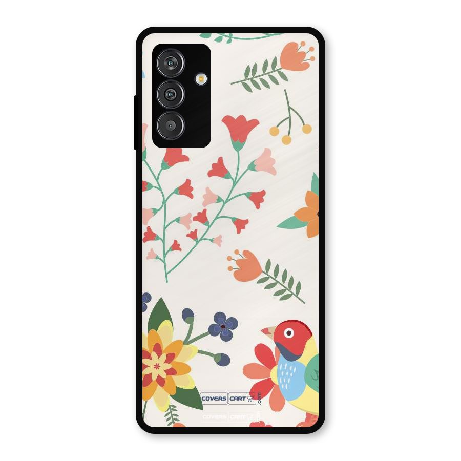 Spring Flowers Metal Back Case for Galaxy F13