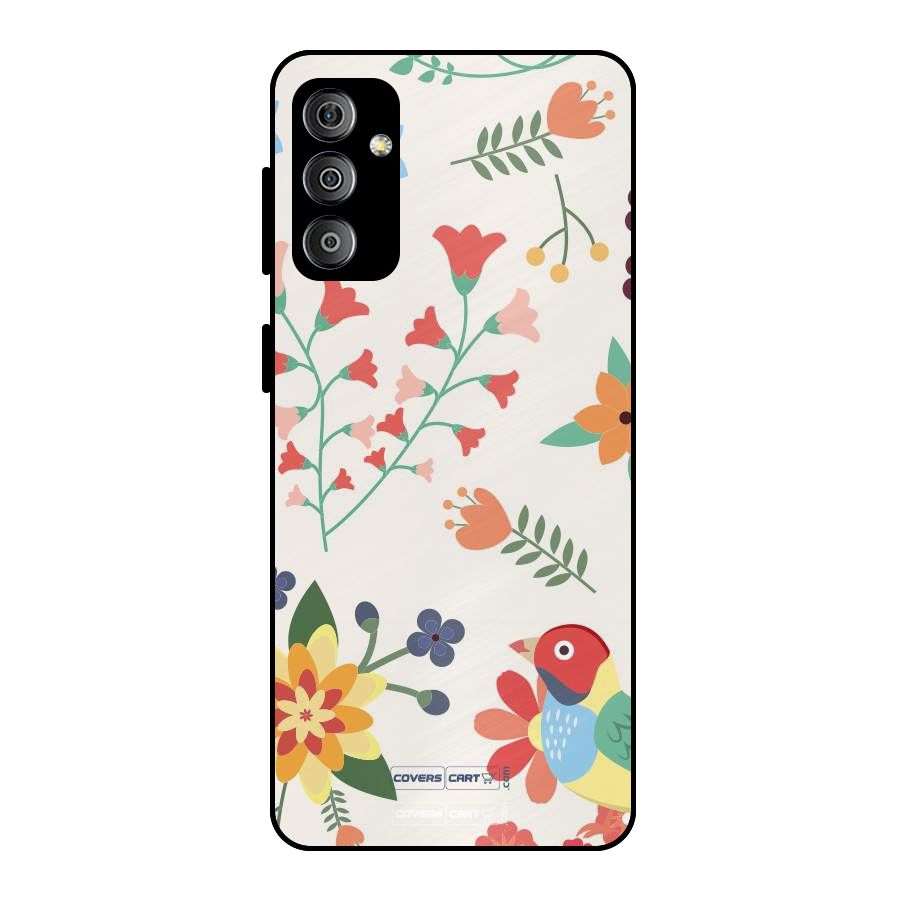 Spring Flowers Metal Back Case for Galaxy F23