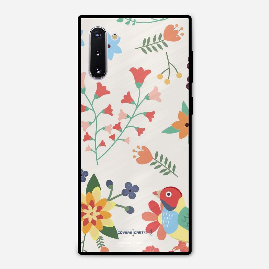 Spring Flowers Metal Back Case for Galaxy Note 10