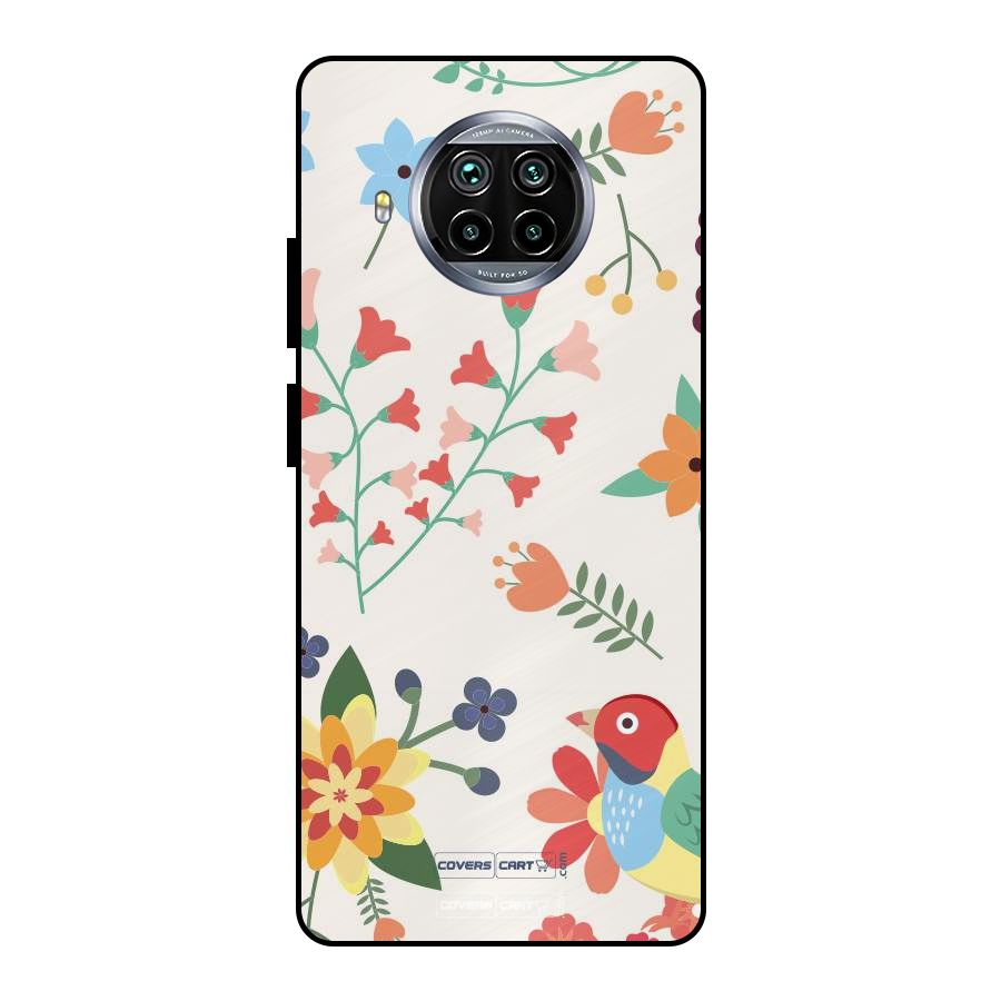 Spring Flowers Metal Back Case for Mi 10i