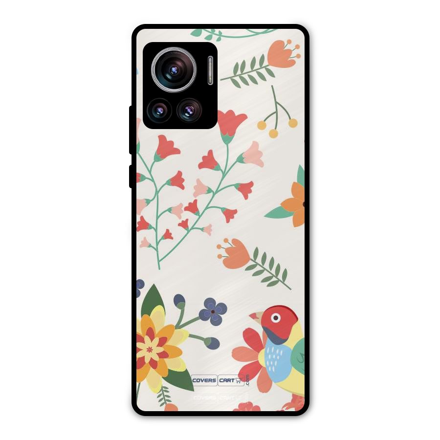 Spring Flowers Metal Back Case for Motorola Edge 30 Ultra