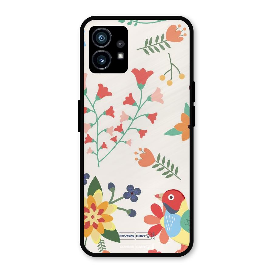 Spring Flowers Metal Back Case for Nothing Phone 1