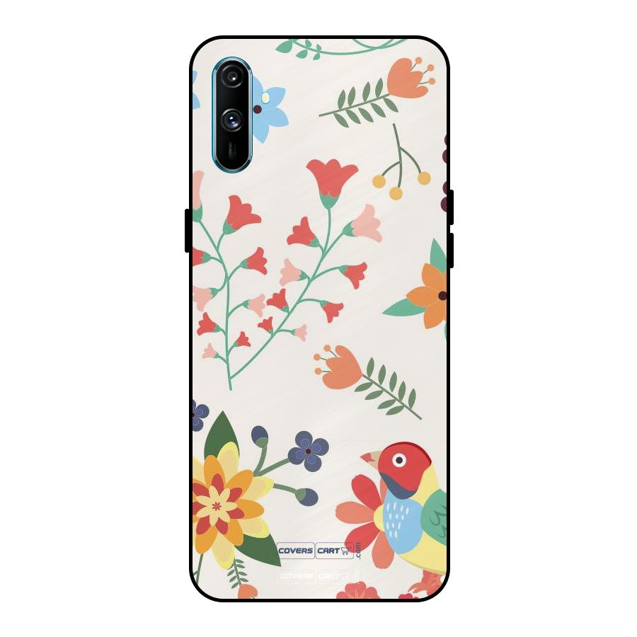 Spring Flowers Metal Back Case for Realme C3