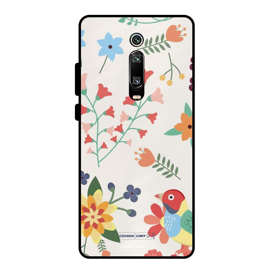 Spring Flowers Metal Back Case for Redmi K20 Pro