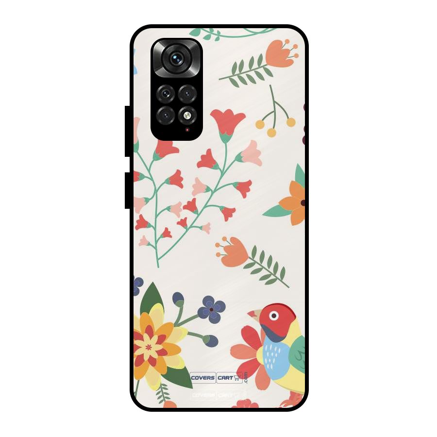 Spring Flowers Metal Back Case for Redmi Note 11 Pro