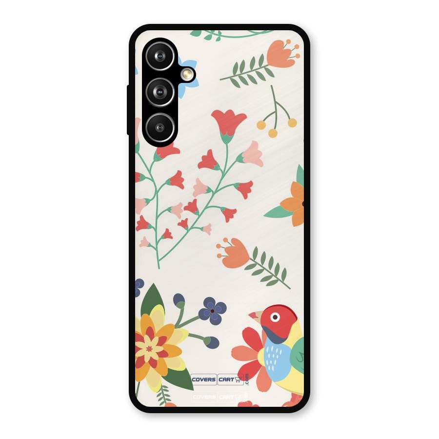 Spring Flowers Metal Back Case for Samsung Galaxy M54