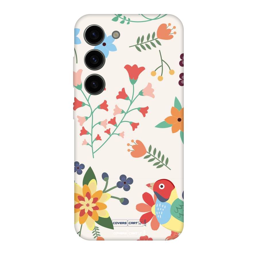 Spring Flowers Original Polycarbonate Back Case for Galaxy S23
