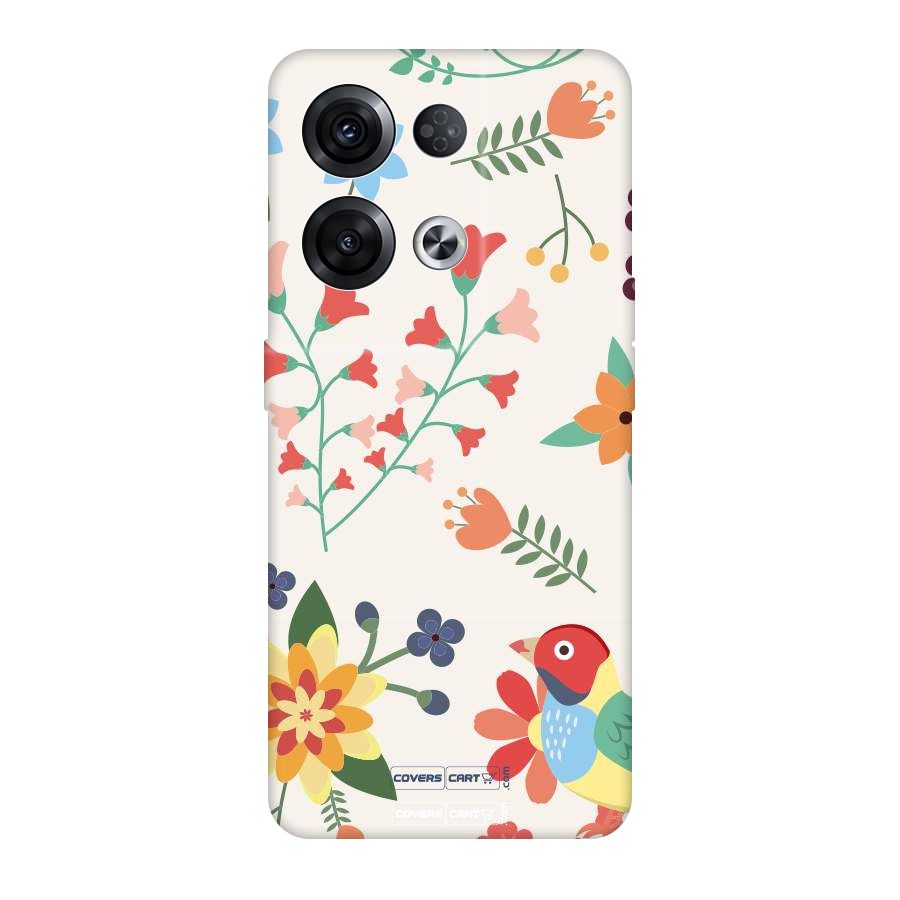 Spring Flowers Original Polycarbonate Back Case for Oppo Reno8 Pro 5G