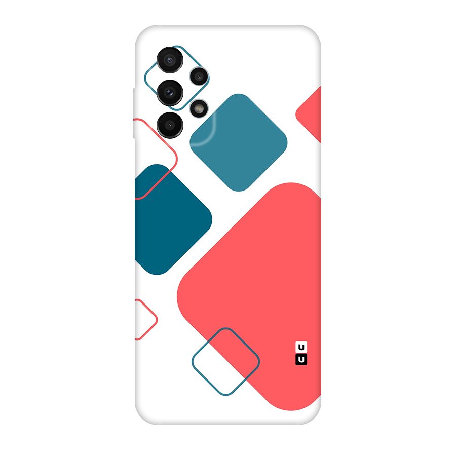 Square Pattern Beautiful Abstract Original Polycarbonate Back Case for Galaxy A23