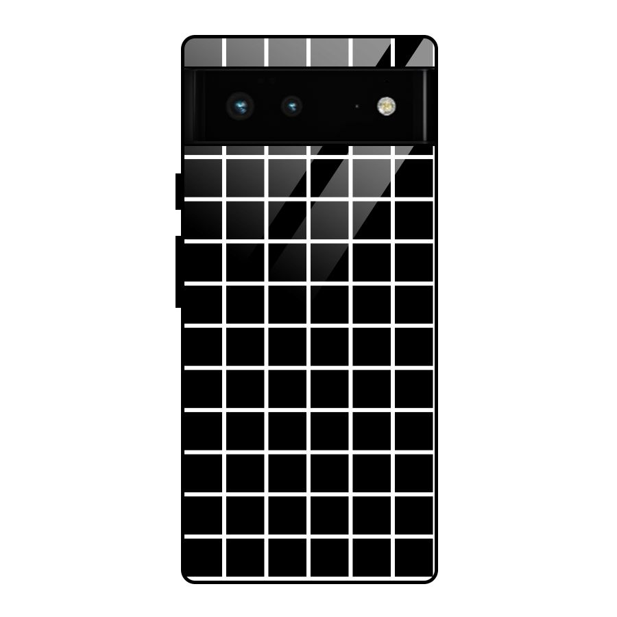 Square Puzzle Glass Back Case for Google Pixel 6