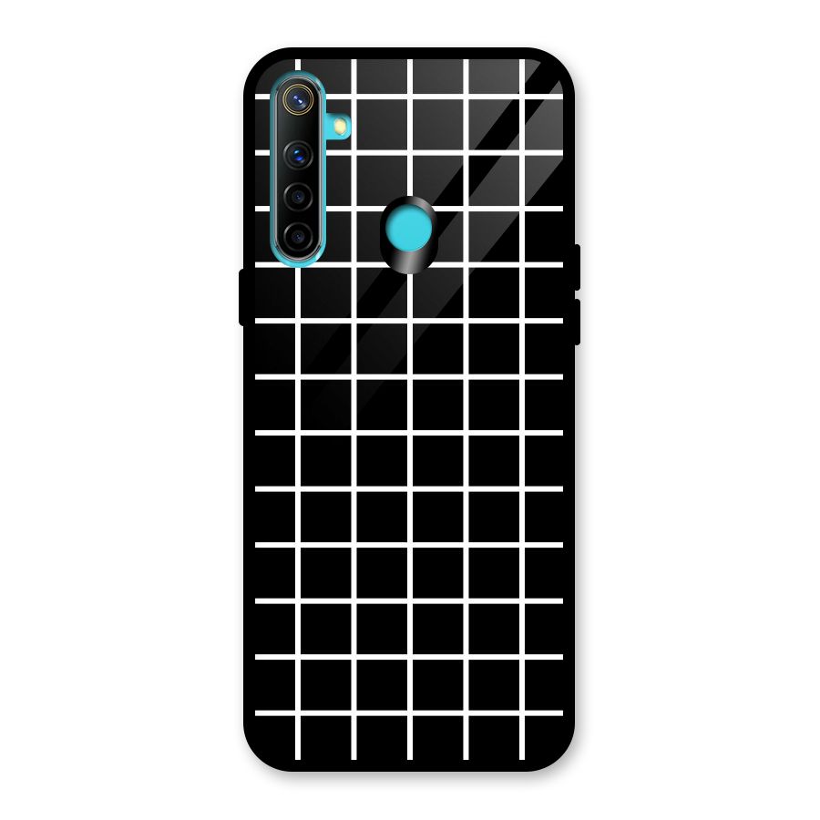 Square Puzzle Glass Back Case for Realme 5