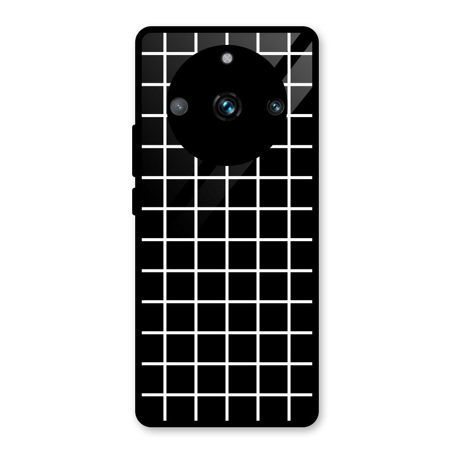 Square Puzzle Glass Back Case for Realme Narzo 60 Pro