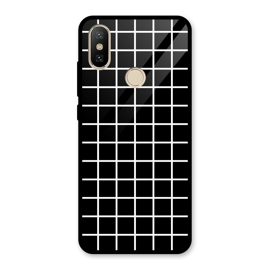 Square Puzzle Glass Back Case for Redmi A2