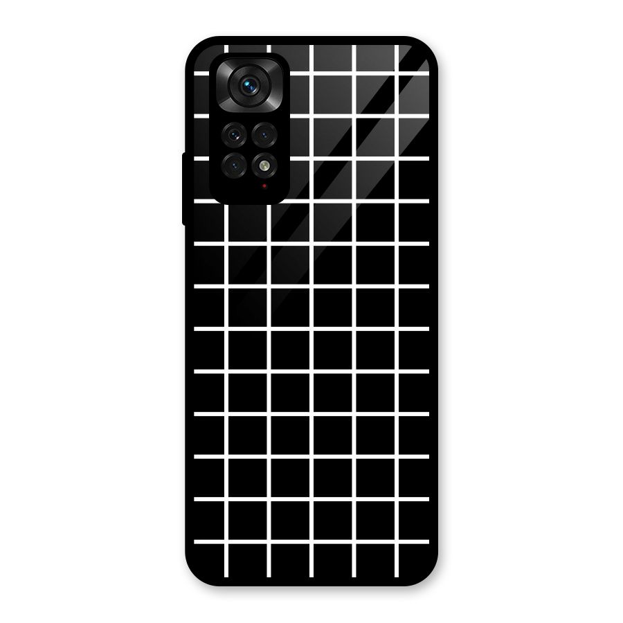 Square Puzzle Glass Back Case for Redmi Note 11S
