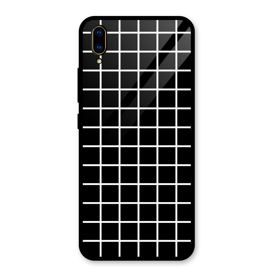 Square Puzzle Glass Back Case for Vivo V11 Pro