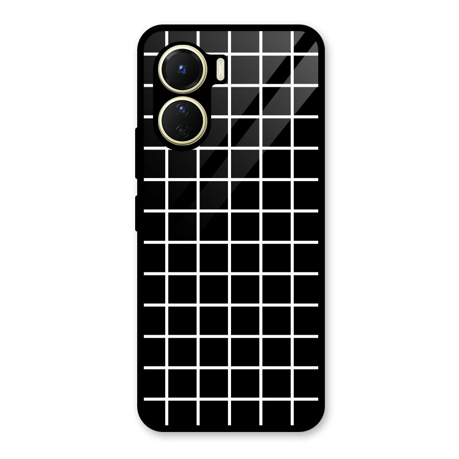 Square Puzzle Glass Back Case for Vivo Y16