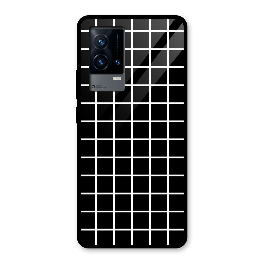 Square Puzzle Glass Back Case for iQOO 9 5G