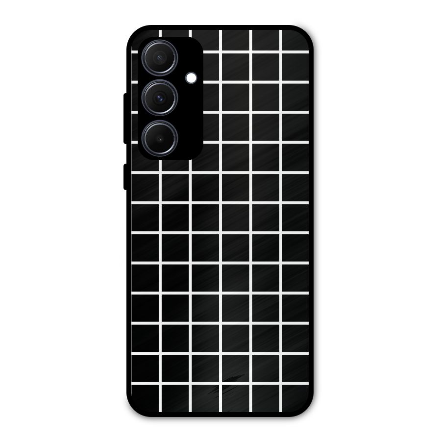 Square Puzzle Metal Back Case for Galaxy A35