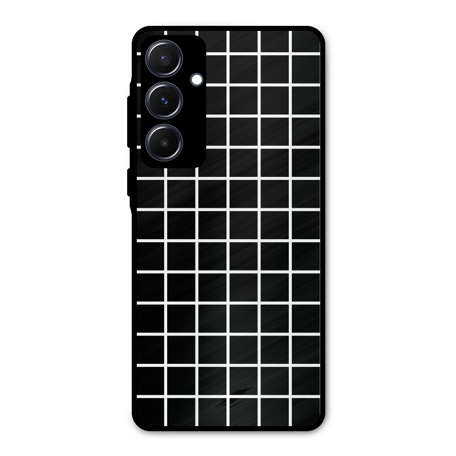 Square Puzzle Metal Back Case for Galaxy A55