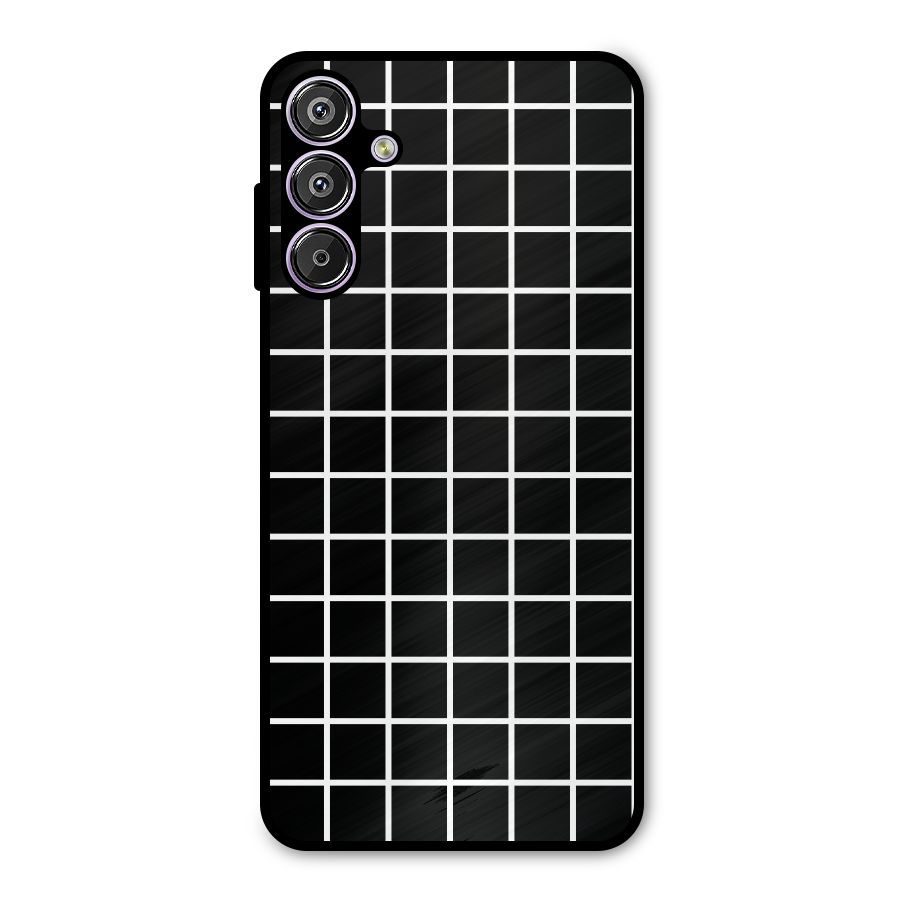 Square Puzzle Metal Back Case for Galaxy M15