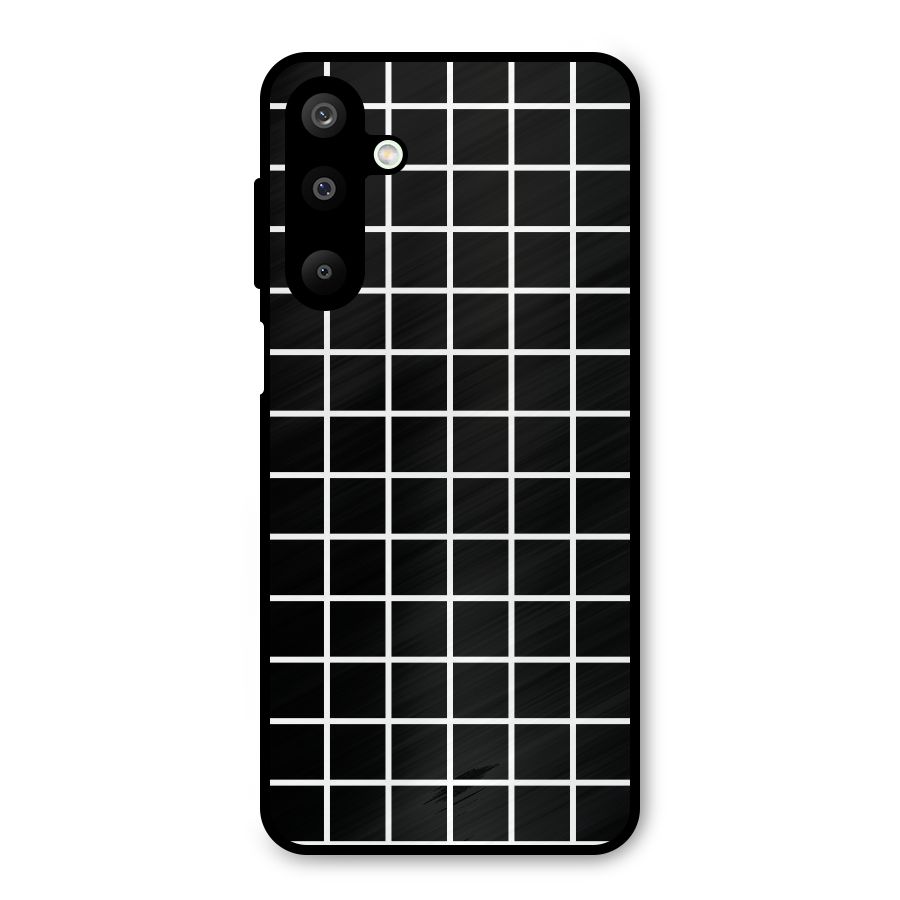 Square Puzzle Metal Back Case for Galaxy M16