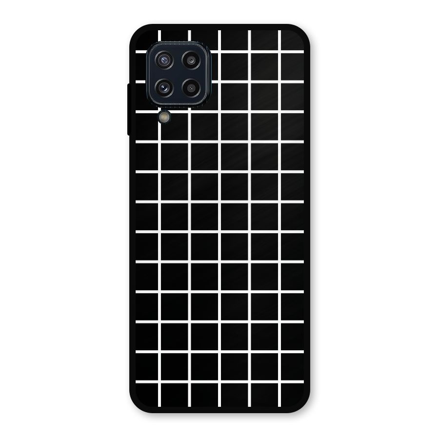 Square Puzzle Metal Back Case for Galaxy M32