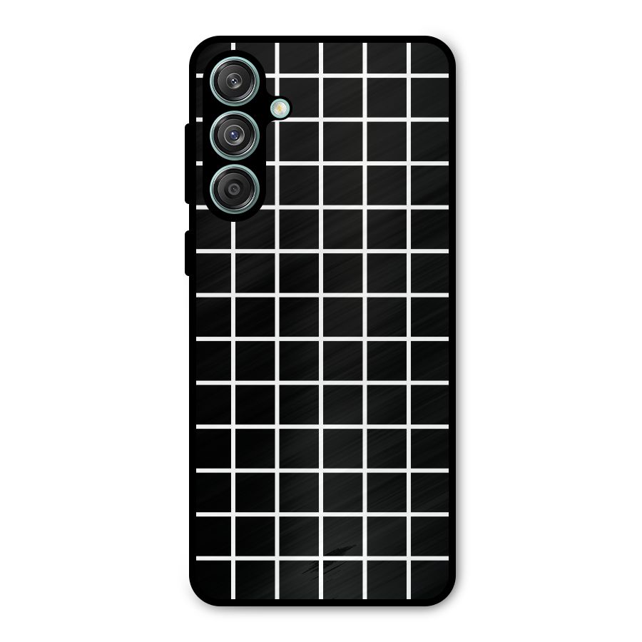 Square Puzzle Metal Back Case for Galaxy M55 5G