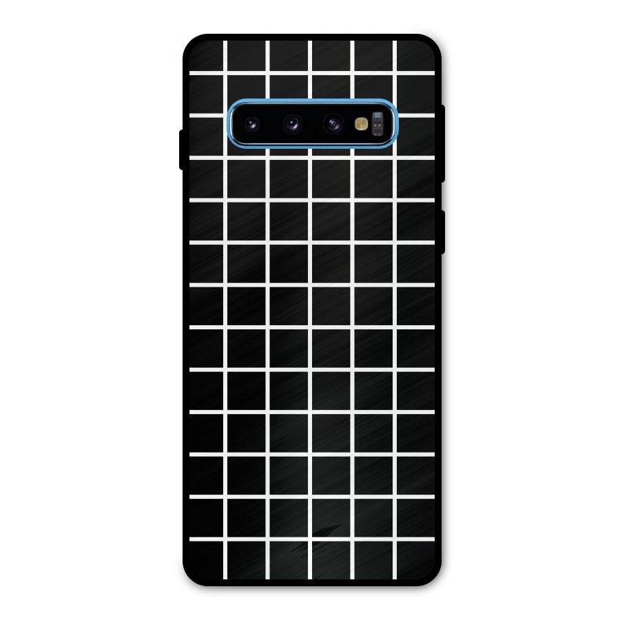 Square Puzzle Metal Back Case for Galaxy S10