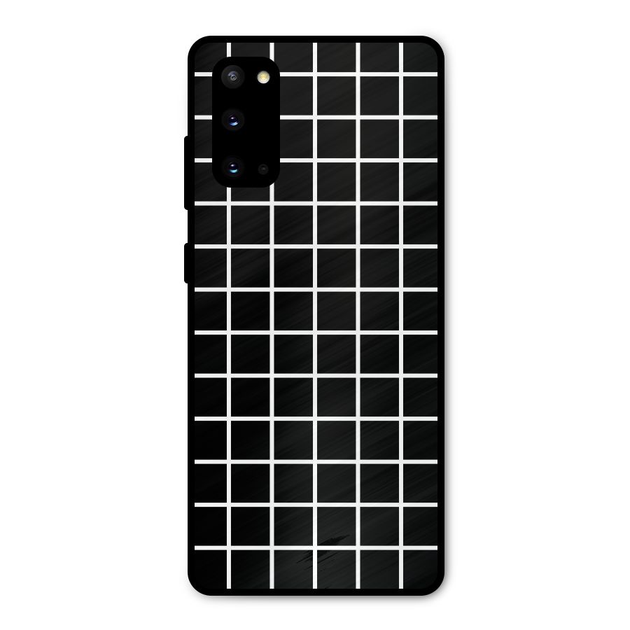 Square Puzzle Metal Back Case for Galaxy S20
