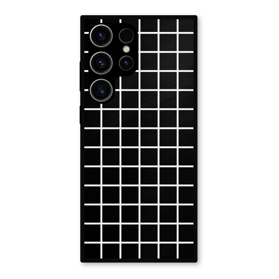 Square Puzzle Metal Back Case for Galaxy S23 Ultra