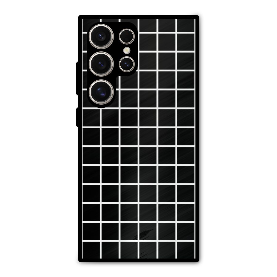 Square Puzzle Metal Back Case for Galaxy S24 Ultra
