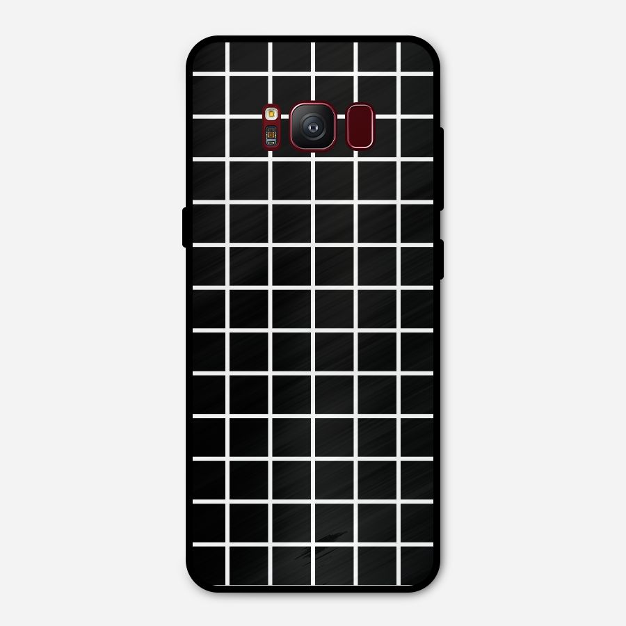 Square Puzzle Metal Back Case for Galaxy S8