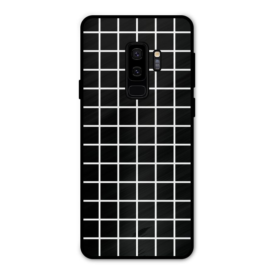 Square Puzzle Metal Back Case for Galaxy S9 Plus