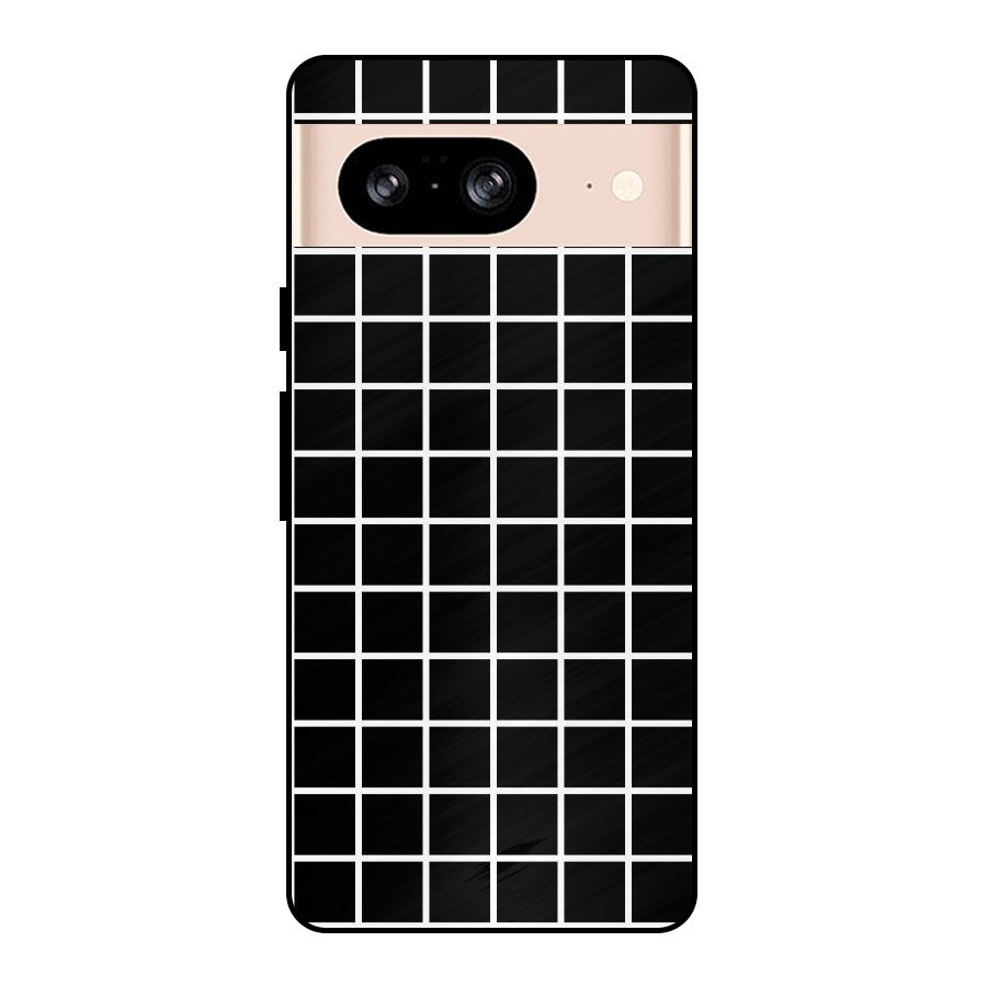 Square Puzzle Metal Back Case for Google Pixel 8