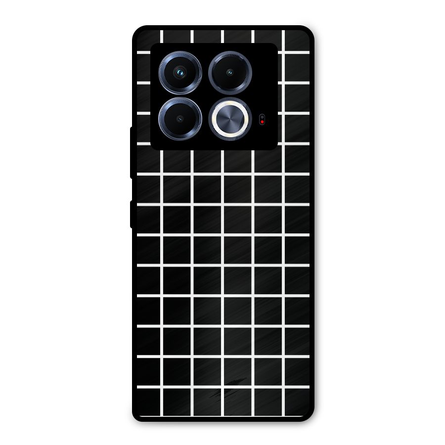 Square Puzzle Metal Back Case for Infinix Note 40 5G