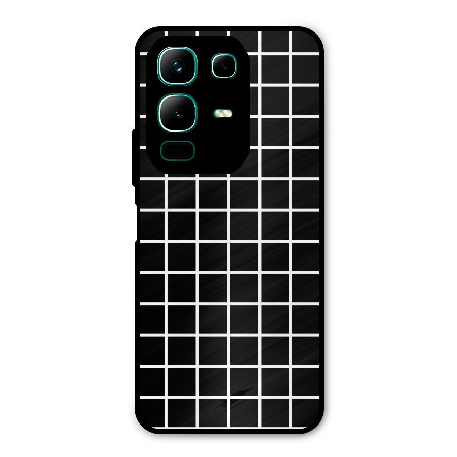 Square Puzzle Metal Back Case for Infinix Note 50x