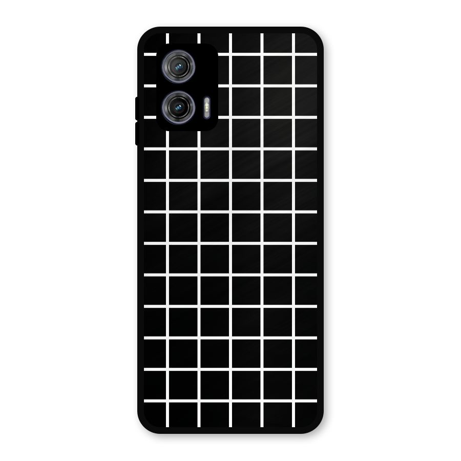 Square Puzzle Metal Back Case for Moto G73