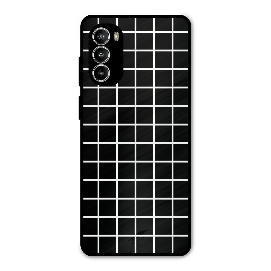 Square Puzzle Metal Back Case for Moto G82
