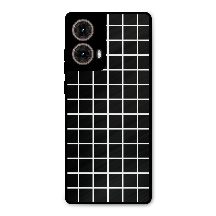 Square Puzzle Metal Back Case for Moto G85