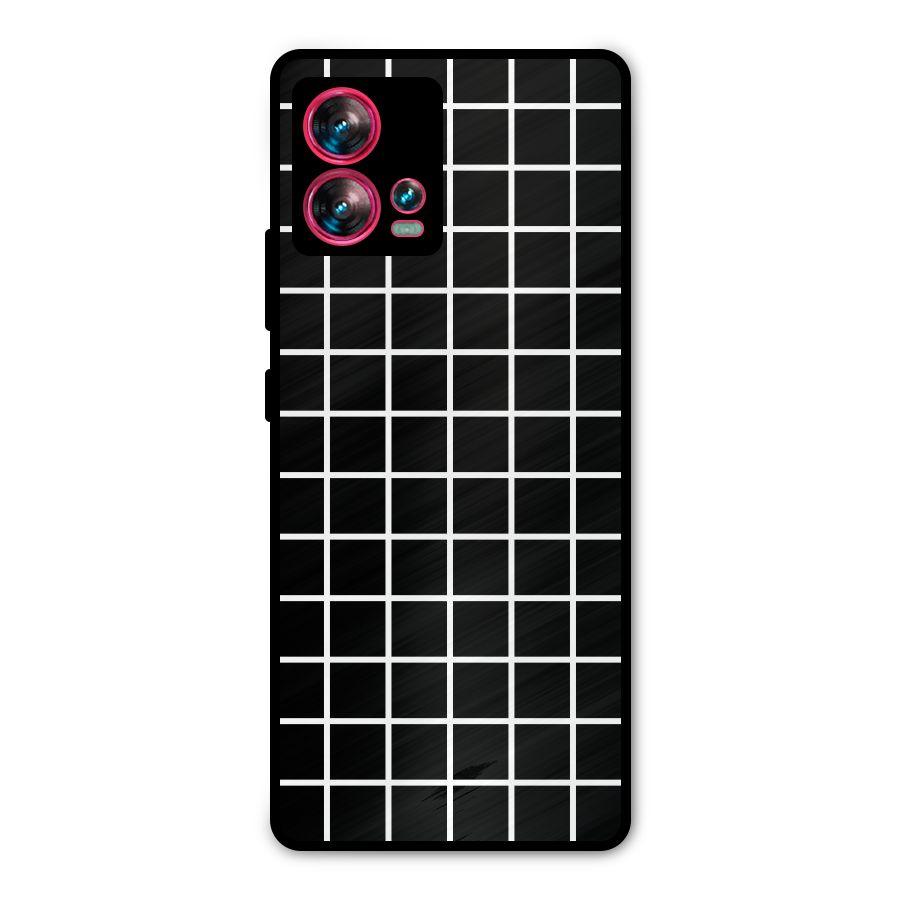 Square Puzzle Metal Back Case for Motorola Edge 30 Fusion