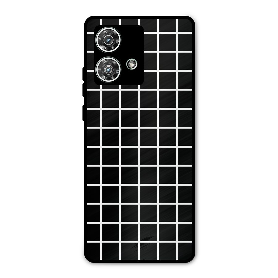 Square Puzzle Metal Back Case for Motorola Edge 40 Neo