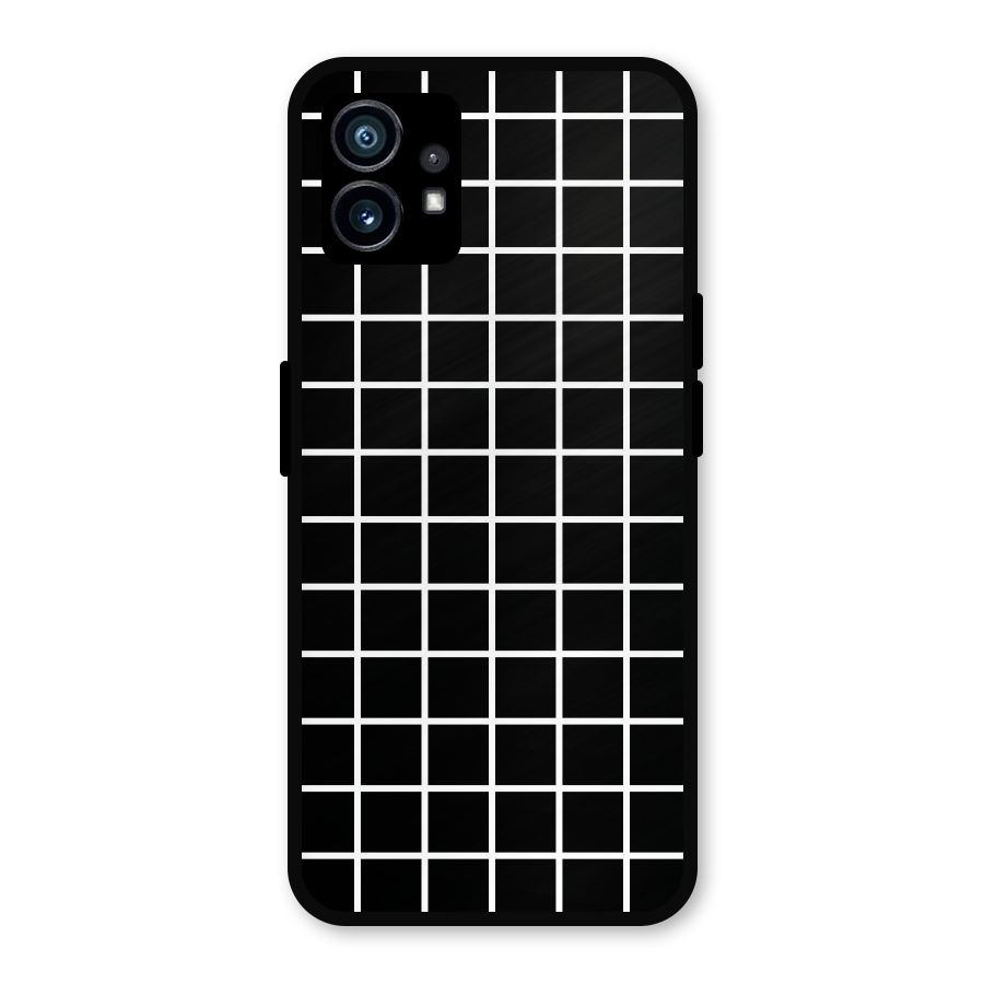Square Puzzle Metal Back Case for Nothing Phone 1