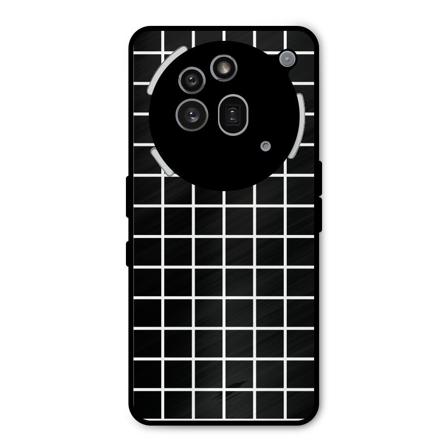 Square Puzzle Metal Back Case for Nothing Phone 3a Pro